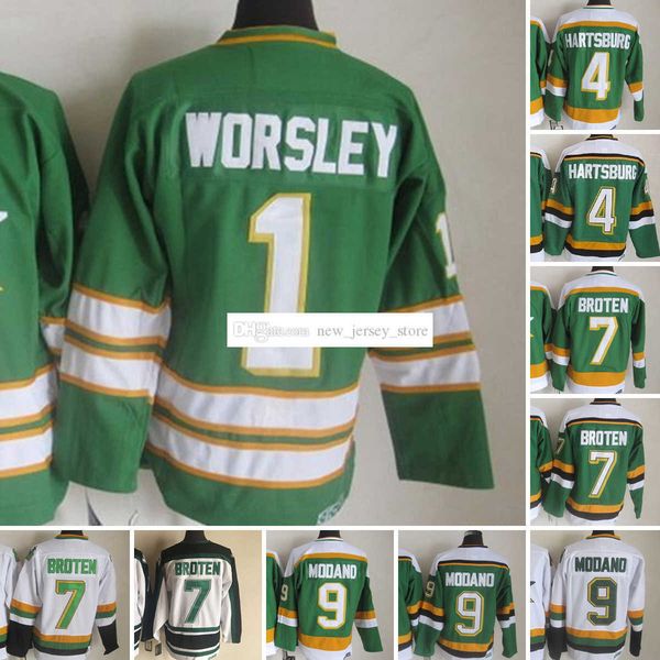 1967-1999 movie retro ccm hockey jersey embroidery 9 mikemodano 7 nealbroten 4 craighartsburg 1 gumpworsley vintage jerseys green white men, Black
1967-1999 movie retro ccm hockey jersey embroidery 9 mikemodano 7 nealbroten 4 craighartsburg 1 gumpworsley vintage jerseys green white men, Black