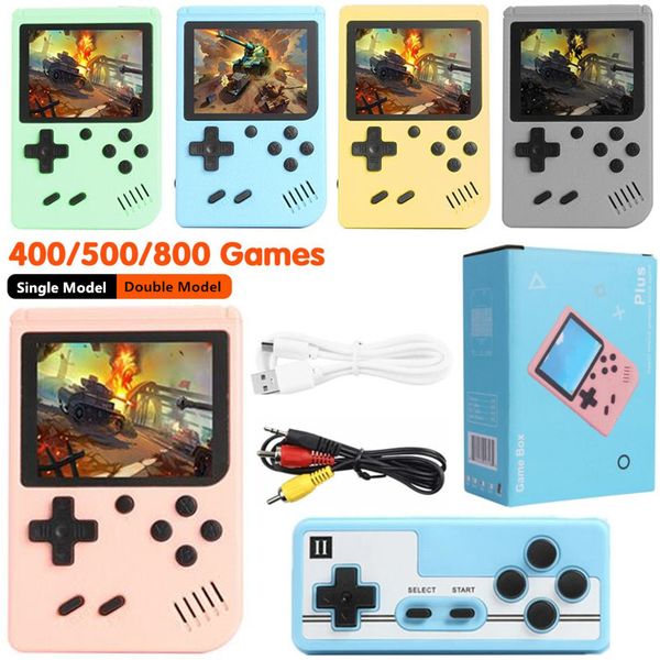 portable mini handheld game players built-in 800/500/400 in 1 retro video game console single & double pocket game console colorful lcd disp
portable mini handheld game players built-in 800/500/400 in 1 retro video game console single & double pocket game console colorful lcd disp