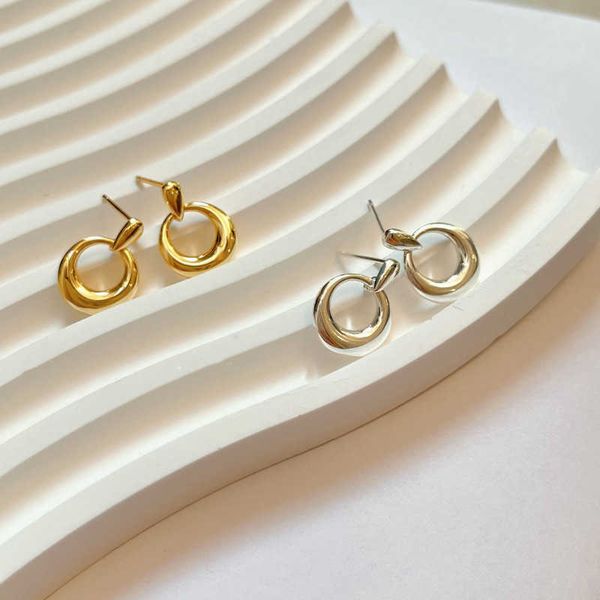 eearings s925 sterling silver doughnut female advanced sense simple geometric ring temperament minority design earrings linka, Golden
eearings s925 sterling silver doughnut female advanced sense simple geometric ring temperament minority design earrings linka, Golden