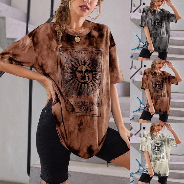 women's t summer print t-shirt for drop shoulder oversized tee harajuku graphic womens top, White
women's t summer print t-shirt for drop shoulder oversized tee harajuku graphic womens top, White