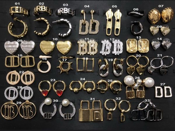 fashion simplicity designer jewelry earring studs new unique shaped brand b letters pendant with logo shiny non-fading chandelier earrings b, Golden;silver
fashion simplicity designer jewelry earring studs new unique shaped brand b letters pendant with logo shiny non-fading chandelier earrings b, Golden;silver