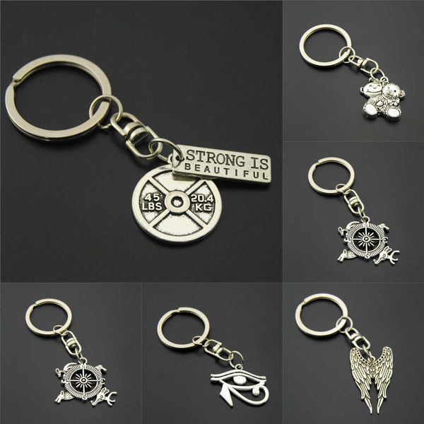 key rings 1pc compass wing keychains evil eye charms keychains heart lock pendant keyring bag charms for women r230311, Slivery;golden
key rings 1pc compass wing keychains evil eye charms keychains heart lock pendant keyring bag charms for women r230311, Slivery;golden