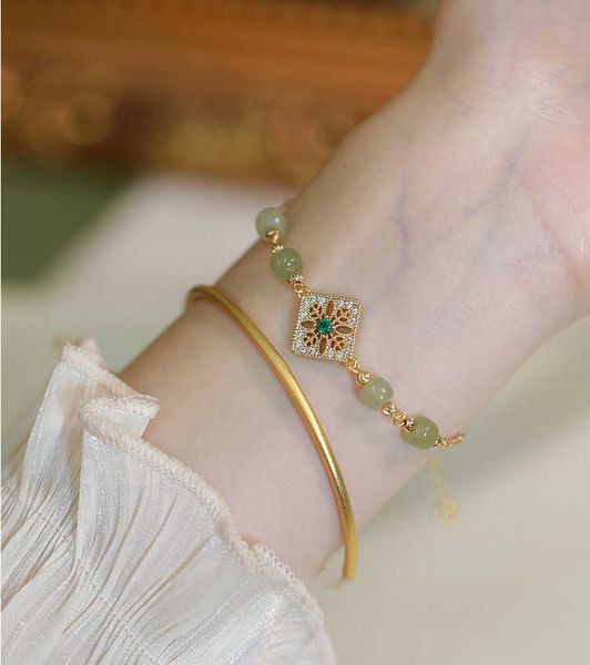 bracelets independently packed hetian jade geometric women's inlaid non fading green bracelet link a, Black
bracelets independently packed hetian jade geometric women's inlaid non fading green bracelet link a, Black