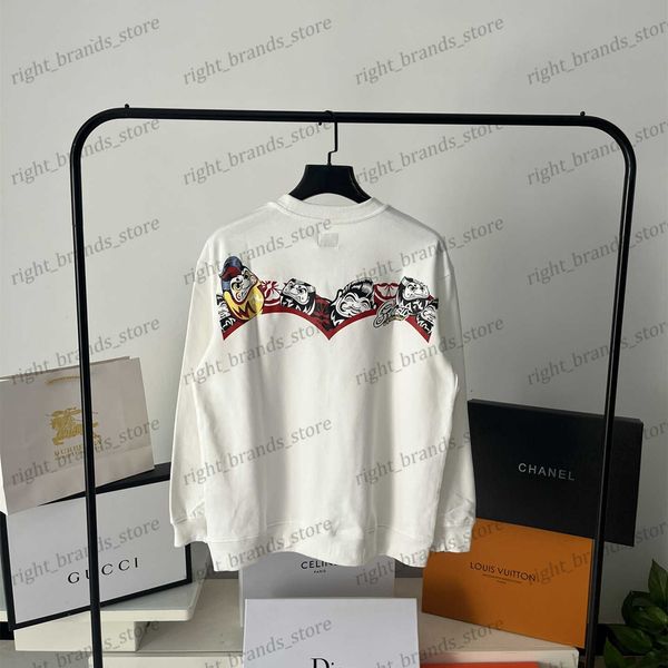 men's hoodies sweatshirts fall 2022 new round neck pullover large pattern at back t230311, Black
men's hoodies sweatshirts fall 2022 new round neck pullover large pattern at back t230311, Black