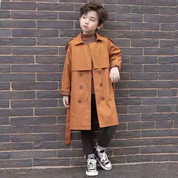 tench coats children's clothing boys spring and autumn windbreaker in the big boy handsome long coat pure cotton western 230311, Camo
tench coats children's clothing boys spring and autumn windbreaker in the big boy handsome long coat pure cotton western 230311, Camo