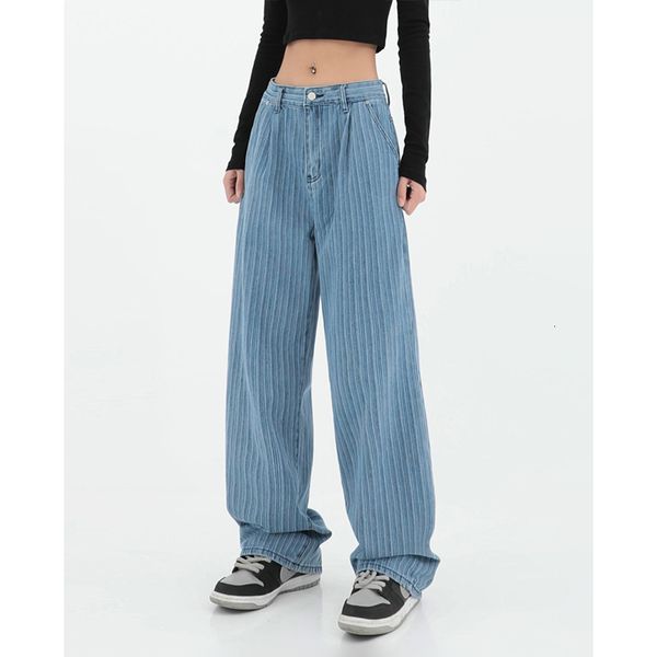 women's jeans women's clothing jeans blue straight vertical stripe high waist vintage casual wide leg pants baggy denim trouser la
women's jeans women's clothing jeans blue straight vertical stripe high waist vintage casual wide leg pants baggy denim trouser la