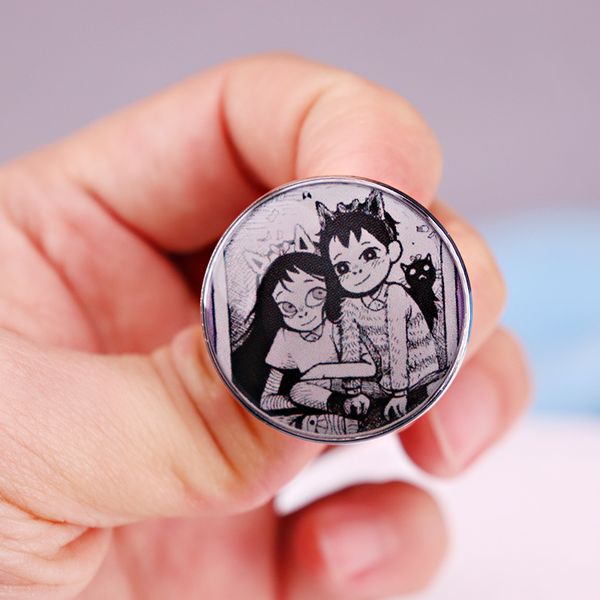 omori manga enamel pin cartoon badge horror game buttons jewelry accessories cute anime movies games hard enamel pins collect metal cartoon, Blue
omori manga enamel pin cartoon badge horror game buttons jewelry accessories cute anime movies games hard enamel pins collect metal cartoon, Blue