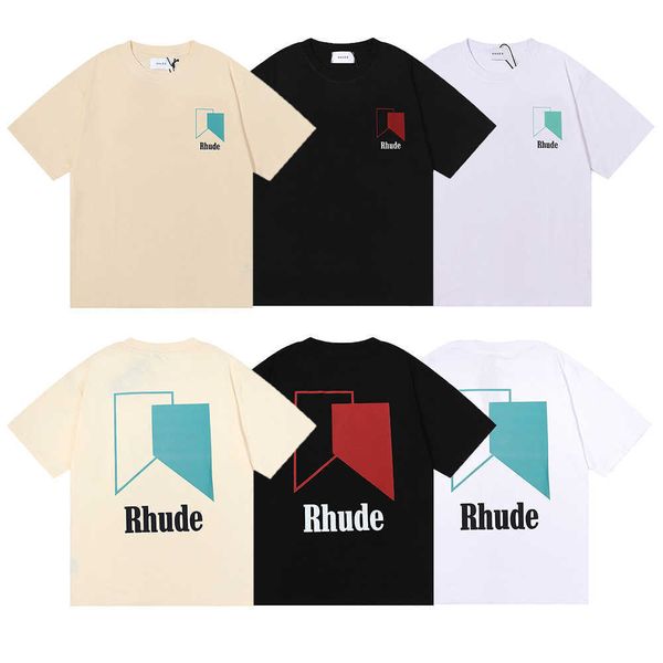 men's t shirts tshirts rhude alphabet badge printed round neck short sleeve pure cotton loose casual men's and women's couple, White;black
men's t shirts tshirts rhude alphabet badge printed round neck short sleeve pure cotton loose casual men's and women's couple, White;black