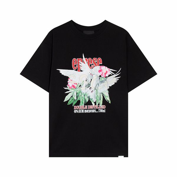 high street mens t shirt designer womens new pigeon flower printing tees couples summer clothing size s-xl, White;black
high street mens t shirt designer womens new pigeon flower printing tees couples summer clothing size s-xl, White;black