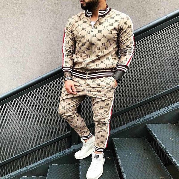 men's tracksuits 2023 gyms sets 2 pieces tracksuit jacketspants suit sportwear gentlemen plaid mens sports suit men clothes 230311, Gray
men's tracksuits 2023 gyms sets 2 pieces tracksuit jacketspants suit sportwear gentlemen plaid mens sports suit men clothes 230311, Gray