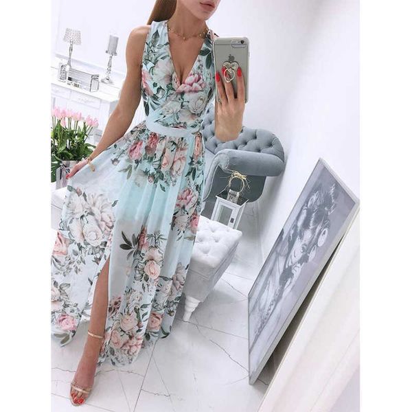 casual dresses chiffon summer deep v-neck sleeveless beach dress elegant split long skirt dress retro floral print long skirt vestido g23031, Black;gray
casual dresses chiffon summer deep v-neck sleeveless beach dress elegant split long skirt dress retro floral print long skirt vestido g23031, Black;gray