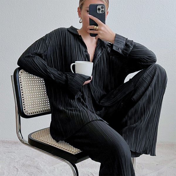 women's two piece pants solid drape loose casual suit fashion resort button cardigan shirt vneck female chic high waist trousers 230310, White
women's two piece pants solid drape loose casual suit fashion resort button cardigan shirt vneck female chic high waist trousers 230310, White