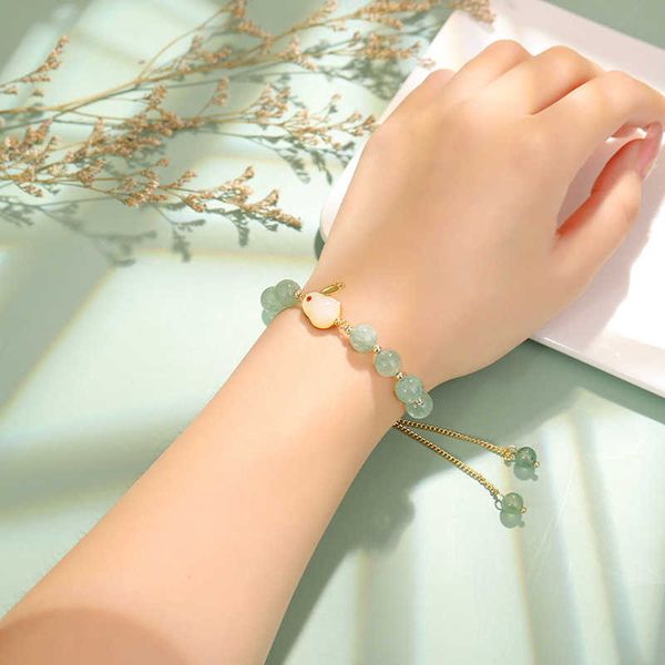 s the charm new jade rabbit bracelet light and luxury high year of life hand string handwear link a, Black
s the charm new jade rabbit bracelet light and luxury high year of life hand string handwear link a, Black