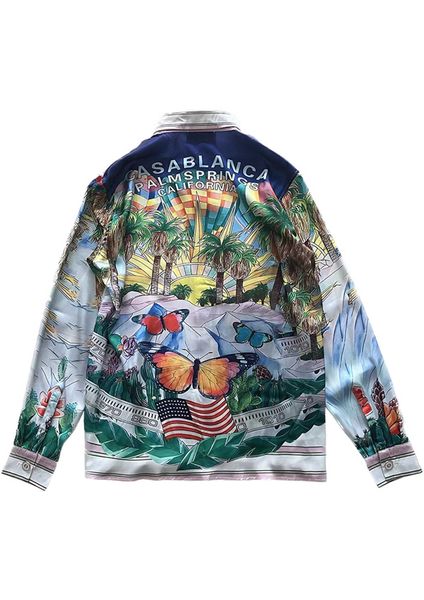 casablanca designer fashion classic men and women shirt butterflies tropical flowers balloon lovers hawaiian long sleeve shirts, White;black
casablanca designer fashion classic men and women shirt butterflies tropical flowers balloon lovers hawaiian long sleeve shirts, White;black