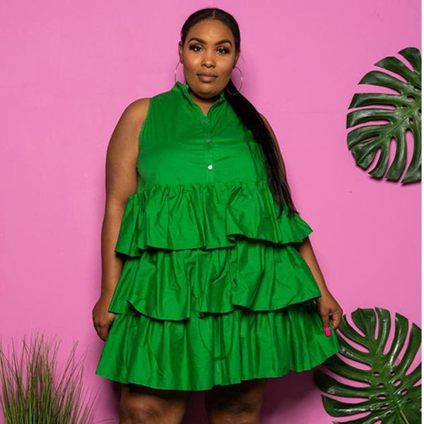 plus size dresses fashion size women s summer solid color button sleeveless loose cake skirt high waist over knee casual girly style 5xl 230, Black
plus size dresses fashion size women s summer solid color button sleeveless loose cake skirt high waist over knee casual girly style 5xl 230, Black