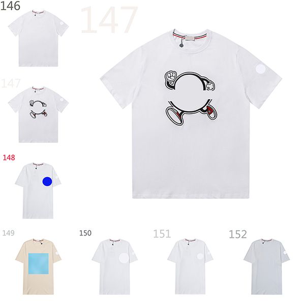 2023 new t-shirt summer fashion short sleeve men's and women's t-shirt s polo asian size m-3xl, White;black
2023 new t-shirt summer fashion short sleeve men's and women's t-shirt s polo asian size m-3xl, White;black