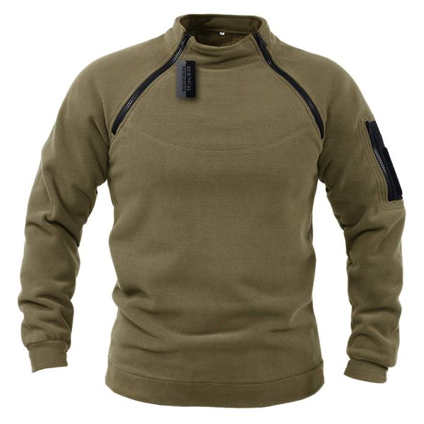 men's jackets men's us tactical outdoor jacket hunting clothes warm zippers fleece pullover man windproof spring winter coat therm, Black;brown
men's jackets men's us tactical outdoor jacket hunting clothes warm zippers fleece pullover man windproof spring winter coat therm, Black;brown