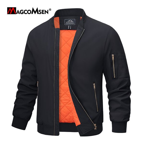 men's jackets magcomsen men's bomber jacket spring/fall warm jackets full zip padded coat windproof thick jacket army pilot outwea, Black;brown
men's jackets magcomsen men's bomber jacket spring/fall warm jackets full zip padded coat windproof thick jacket army pilot outwea, Black;brown