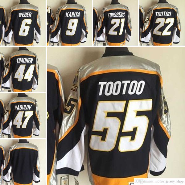vintage movie ccm hockey 6 shea weber jerseys embroidery 9 paul kariya 21 filip forsberg 22 jordin tootoo 44 kimmo timonen 47 alexander radu, Black;red
vintage movie ccm hockey 6 shea weber jerseys embroidery 9 paul kariya 21 filip forsberg 22 jordin tootoo 44 kimmo timonen 47 alexander radu, Black;red