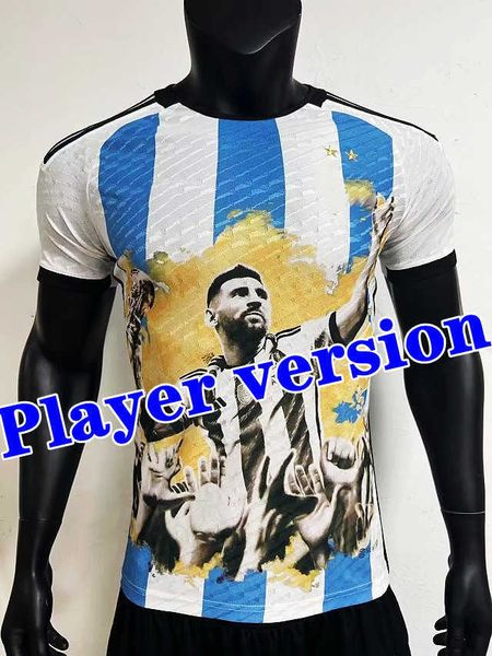 23 24 3 stars argentinas 2022 2023 soccer jerseys fans player version 2022 2023 2024 mac allister dybala di maria martinez de paul maradona, Black;yellow
23 24 3 stars argentinas 2022 2023 soccer jerseys fans player version 2022 2023 2024 mac allister dybala di maria martinez de paul maradona, Black;yellow