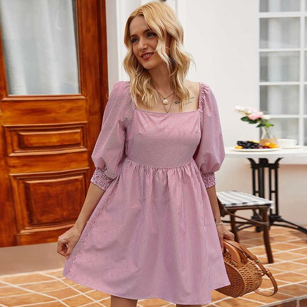casual dresses casual loose summer dress for women fashion print striped party club mini dress elegant office ladies shirt dresses robe femm, Black;gray
casual dresses casual loose summer dress for women fashion print striped party club mini dress elegant office ladies shirt dresses robe femm, Black;gray