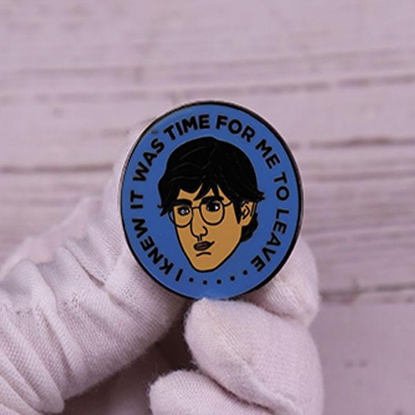 i knew it was time for me to leave pin cute anime movies games hard enamel pins collect metal cartoon brooch backpack hat bag collar lapel b, Blue
i knew it was time for me to leave pin cute anime movies games hard enamel pins collect metal cartoon brooch backpack hat bag collar lapel b, Blue
