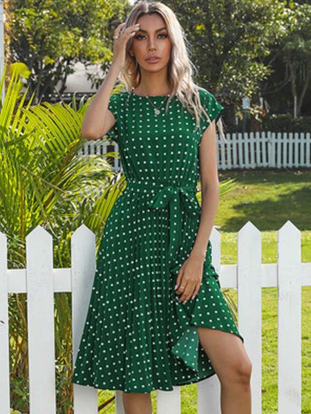 casual dresses 2022 new summer polka dots sleeveless pleated dresses for women high waist midi elegant office green lady dinner party clothe, Black;gray
casual dresses 2022 new summer polka dots sleeveless pleated dresses for women high waist midi elegant office green lady dinner party clothe, Black;gray