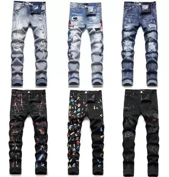 2022 mens jeans ripped skinny stretch biker denim slim fit hip hop pants men's pants asia size 29-38 oxi, Blue
2022 mens jeans ripped skinny stretch biker denim slim fit hip hop pants men's pants asia size 29-38 oxi, Blue