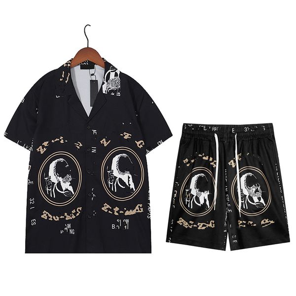2023 fashion men's tracksuits suit women's summer casual shirt suit designer men's printed shirt short style suit hip hop str, Gray
2023 fashion men's tracksuits suit women's summer casual shirt suit designer men's printed shirt short style suit hip hop str, Gray