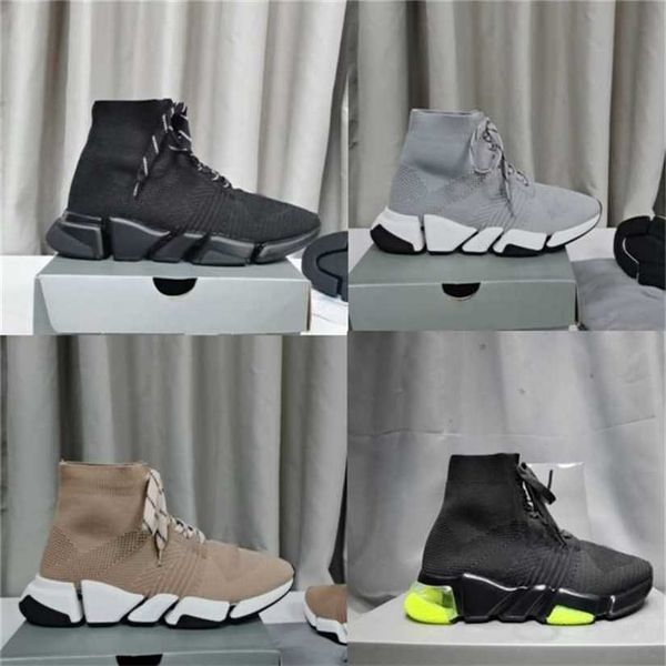 triple s 2.0 knit socks shoes mesh speed trainer high race runners men and women designer sneakers platform with laces casual trainers with, Black
triple s 2.0 knit socks shoes mesh speed trainer high race runners men and women designer sneakers platform with laces casual trainers with, Black
