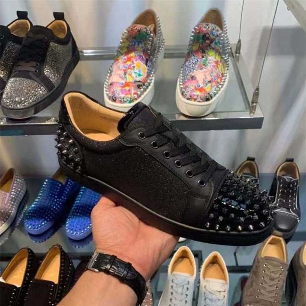 2022 sneakers bottoms casual shoes women mens fashion designer luxurys loafers spikes party flat big suede leather trainers 4qyk, Black
2022 sneakers bottoms casual shoes women mens fashion designer luxurys loafers spikes party flat big suede leather trainers 4qyk, Black