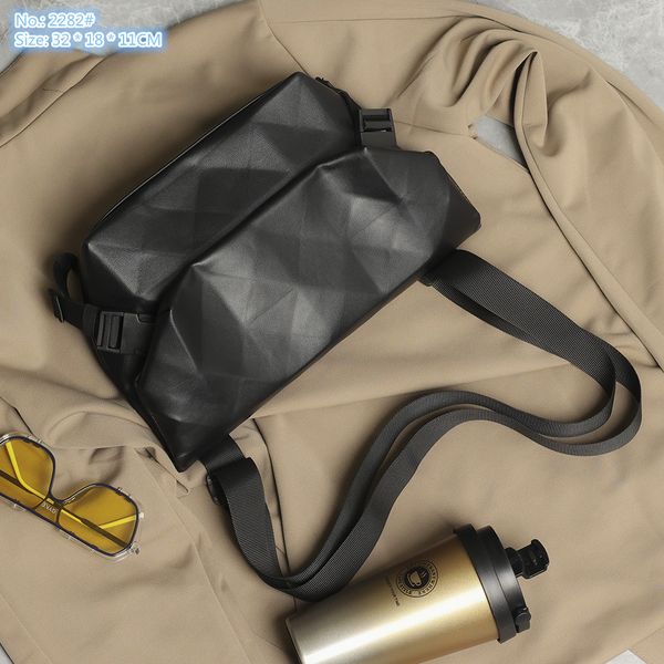 factory wholesale men shoulder bag light personality college style leather backpack street trend plaid crossbody joker black embossed fashio
factory wholesale men shoulder bag light personality college style leather backpack street trend plaid crossbody joker black embossed fashio