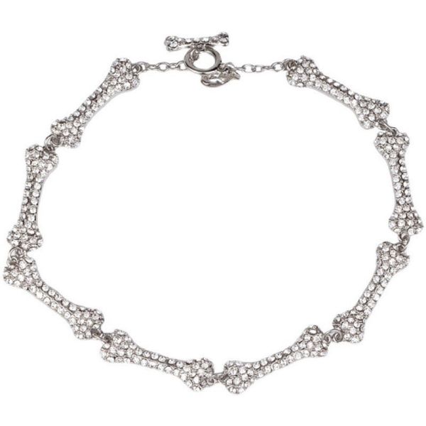 charming classic eightsection bone necklace full of diamonds flashing diamonds fivesection bone saturn necklace european and american punk w, Silver
charming classic eightsection bone necklace full of diamonds flashing diamonds fivesection bone saturn necklace european and american punk w, Silver