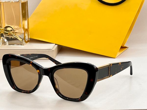 

F Letter Sunglasses fund For Men and Women Designers Summer 40069 Funk Style Anti-Ultraviolet Retro Eyewear Full Frame Random Box