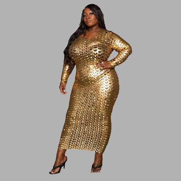 plus size dresses women clothing fashion ripped see-through hollow out round neck long sleeved sequins evening wholesale 230307, Black
plus size dresses women clothing fashion ripped see-through hollow out round neck long sleeved sequins evening wholesale 230307, Black