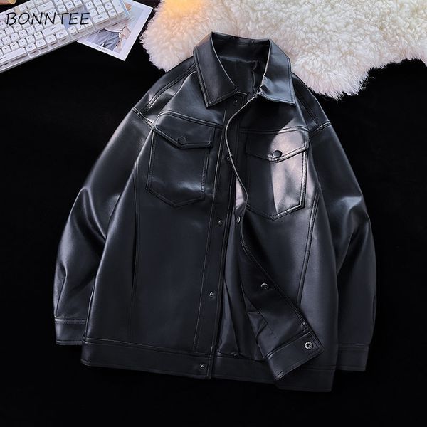 men's jackets leather jackets men handsome fashion clothing baggy chic casual retro hip hop design streetwear black european stylish 23, Black;brown
men's jackets leather jackets men handsome fashion clothing baggy chic casual retro hip hop design streetwear black european stylish 23, Black;brown