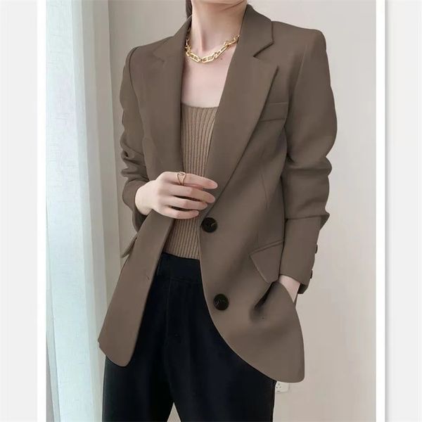 women's suits blazers women blazer black autumn style korean temperament fashion all-match design sense niche suit brown suit jacket fe, White;black
women's suits blazers women blazer black autumn style korean temperament fashion all-match design sense niche suit brown suit jacket fe, White;black