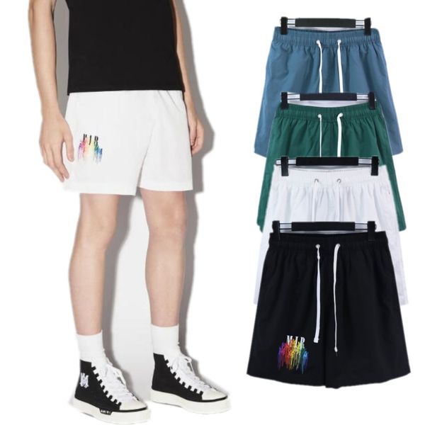 men's shorts letter color new designer sports fitness hanging crotch short mens loose style casual pants, White;black
men's shorts letter color new designer sports fitness hanging crotch short mens loose style casual pants, White;black