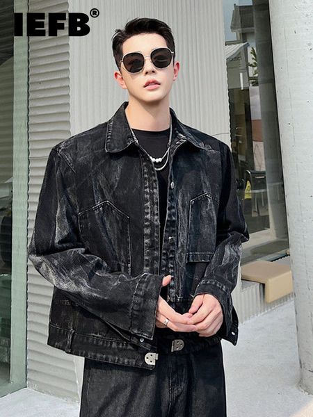 men's jackets iefb men jacket autumn fashionable personalized design wash pocket black denim 2023 turn-down collar male coat 9a5255 230, Black;brown
men's jackets iefb men jacket autumn fashionable personalized design wash pocket black denim 2023 turn-down collar male coat 9a5255 230, Black;brown