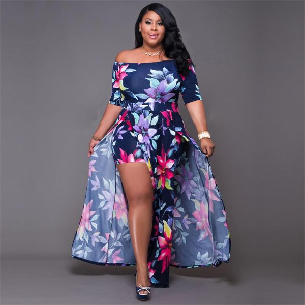 plus size dresses elegant printing off shoulder high waist slit siamese size mixi backless party clubwear evening vestidos 230311, Black
plus size dresses elegant printing off shoulder high waist slit siamese size mixi backless party clubwear evening vestidos 230311, Black