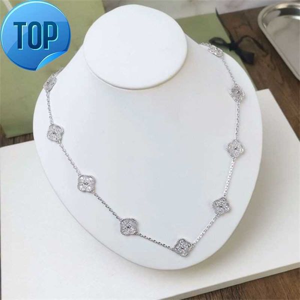 brand pendant 10 flower necklace fashion set with diamonds elegant clover necklaces for woman jewelry gift quality, Silver
brand pendant 10 flower necklace fashion set with diamonds elegant clover necklaces for woman jewelry gift quality, Silver