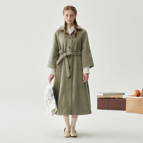 women's jackets leorlax original autumn and winter women's japanese minimalist design line mid length versatile woolen lapel coat, Black;brown
women's jackets leorlax original autumn and winter women's japanese minimalist design line mid length versatile woolen lapel coat, Black;brown