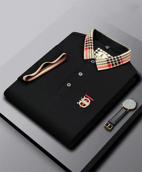2023 summer luxury cotton men's polo shirt alphabet embroidery casual all-match solid color high-quality short sleeve t-shirt for men, White;black
2023 summer luxury cotton men's polo shirt alphabet embroidery casual all-match solid color high-quality short sleeve t-shirt for men, White;black