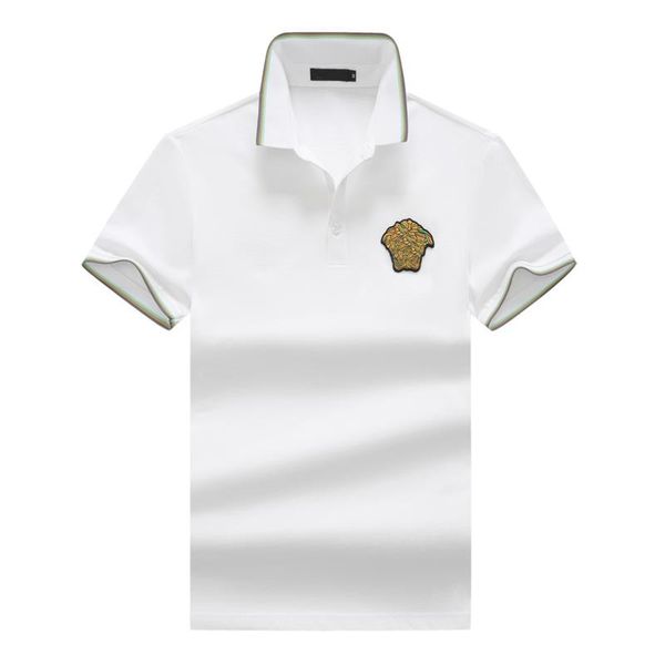 2023 light luxury men's polo shirt fashion cotton lapel short sleeve t-shirt casual large size summer clothes, White;black
2023 light luxury men's polo shirt fashion cotton lapel short sleeve t-shirt casual large size summer clothes, White;black