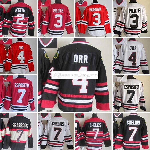 1926-1999 movie retro ccm hockey jersey embroidery 7 brentseabrook 3 pierrepilote 4 bobbyorr 2 duncankeith 7 chrischelios 24 martinhavlat vi, Black
1926-1999 movie retro ccm hockey jersey embroidery 7 brentseabrook 3 pierrepilote 4 bobbyorr 2 duncankeith 7 chrischelios 24 martinhavlat vi, Black