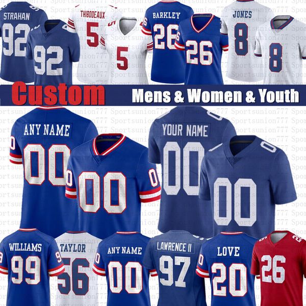 kayvon thibodeaux saquon barkley daniel jones custom football jerseys dexter lawrence michael strahan julian love lawrence taylor xavier mck, Black;red
kayvon thibodeaux saquon barkley daniel jones custom football jerseys dexter lawrence michael strahan julian love lawrence taylor xavier mck, Black;red