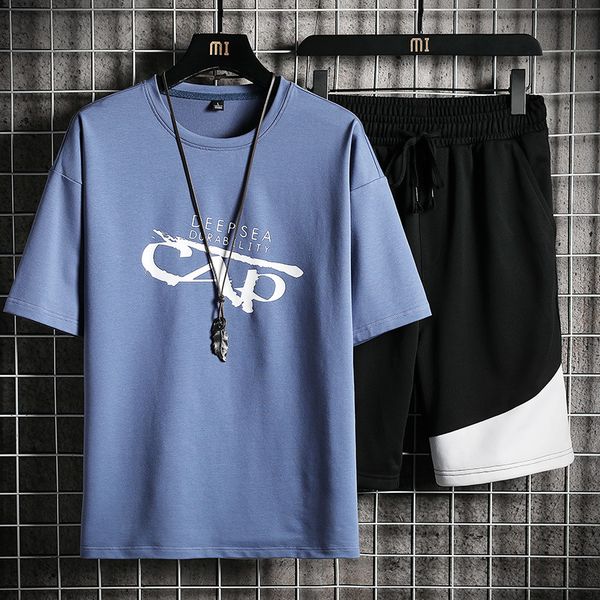 men's tracksuits 2023 tshirt shorts set summer breathable casual t shirt running fashion harajuku printed male sport suit 230311, Gray
men's tracksuits 2023 tshirt shorts set summer breathable casual t shirt running fashion harajuku printed male sport suit 230311, Gray