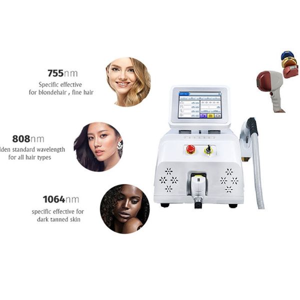 755 808 940 1064nm 4wavelengths diode alexandrite laser titanium ice diode laser hair removal machine 3 wavelength laser diode beauty equipm, Black
755 808 940 1064nm 4wavelengths diode alexandrite laser titanium ice diode laser hair removal machine 3 wavelength laser diode beauty equipm, Black