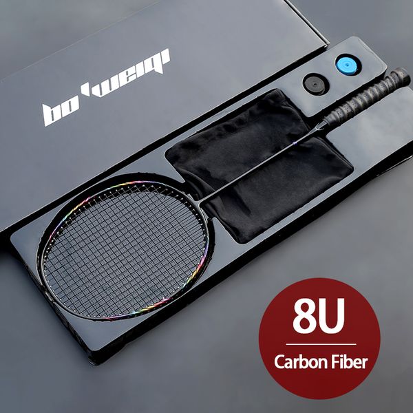 badminton rackets super light 8u full carbon fiber with bags string professional racket strung padel sports for kids 230311
badminton rackets super light 8u full carbon fiber with bags string professional racket strung padel sports for kids 230311