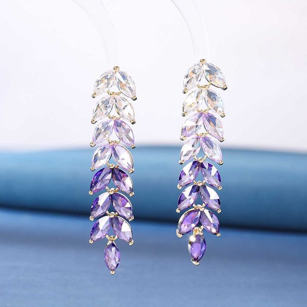 eearings zhejiang color change zircon water drop leaf women's independent packaging trend temperament gold wheat ear earrings linka, Golden
eearings zhejiang color change zircon water drop leaf women's independent packaging trend temperament gold wheat ear earrings linka, Golden